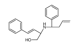 (2R)-4-phenyl-2-[[(1S)-1-phenylbut-3-enyl]amino]but-3-en-1-ol Structure