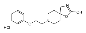 8-(2-phenoxyethyl)-1-oxa-3,8-diazaspiro[4.5]decan-2-one,hydrochloride结构式