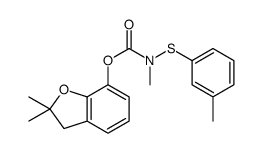 (2,2-dimethyl-3H-1-benzofuran-7-yl) N-methyl-N-(3-methylphenyl)sulfanylcarbamate结构式