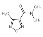 1,2,5-Oxadiazole-3-carboxamide,N,N,4-trimethyl-结构式