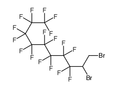 9,10-Dibromo-1,1,1,2,2,3,3,4,4,5,5,6,6,7,7,8,8-heptadecafluorodec ane结构式