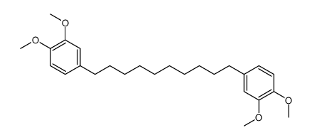 4-[10-(3,4-dimethoxyphenyl)decyl]-1,2-dimethoxybenzene Structure
