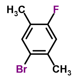 1-Bromo-4-fluoro-2,5-dimethylbenzene structure