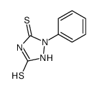 1-phenyl-1,2,4-triazolidine-3,5-dithione结构式