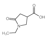 1-ethyl-5-oxopyrrolidine-3-carboxylic acid Structure