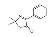 2,2-dimethyl-4-phenyl-1,3-oxazol-5-one Structure