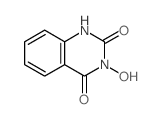 2,4(1H,3H)-Quinazolinedione,3-hydroxy- Structure