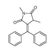 3-benzhydrylidene-1,4-dimethylpyrrolidine-2,5-dione Structure