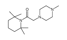 1-[(4-Methyl-1-piperazinyl)acetyl]-2,2,6,6-tetramethylpiperidine picture