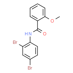 N-(2,4-Dibromophenyl)-2-methoxybenzamide Structure
