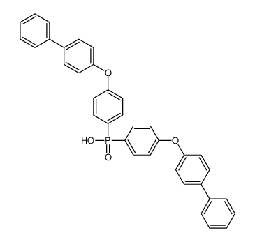 bis[4-(4-phenylphenoxy)phenyl]phosphinic acid Structure