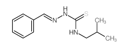 1-(benzylideneamino)-3-(2-methylpropyl)thiourea结构式