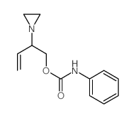 2-aziridin-1-ylbut-3-enyl N-phenylcarbamate结构式