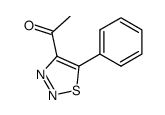 1-(5-Phenyl-1,2,3-thiadiazol-4-yl)ethanone结构式