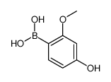 (4-HYDROXY-2-METHOXYPHENYL)BORONIC ACID structure