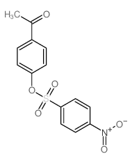 1-[4-(4-nitrophenyl)sulfonyloxyphenyl]ethanone Structure