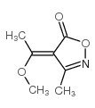 5(4H)-Isoxazolone,4-(1-methoxyethylidene)-3-methyl-,(E)-(9CI)结构式