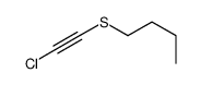 1-(2-chloroethynylsulfanyl)butane结构式
