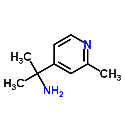 2-(2-甲基吡啶-4-基)-2-丙胺结构式