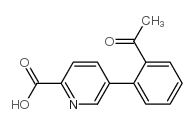 5-(2-Acetyl-phenyl)-picolinic acid Structure