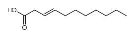 (E)-undec-3-enoic acid Structure