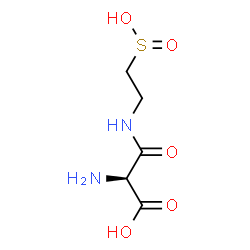 3-Oxo-3-[(2-sulfinoethyl)amino]-L-alanine结构式