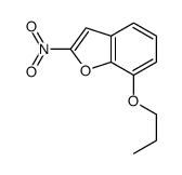 2-nitro-7-propoxy-1-benzofuran结构式