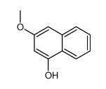 3-甲氧基萘-1-酚结构式