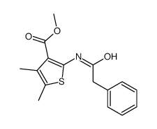methyl 4,5-dimethyl-2-[(2-phenylacetyl)amino]thiophene-3-carboxylate Structure