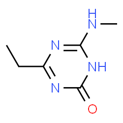 1,3,5-Triazin-2(1H)-one,4-ethyl-6-(methylamino)-(9CI) Structure