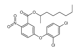 octan-2-yl 5-(2,4-dichlorophenoxy)-2-nitrobenzoate结构式