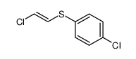 trans-1-chloro-2-(4-chloro-phenylsulfanyl)-ethylene Structure