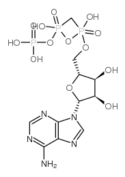 ALPHA,BETA-METHYLENEADENOSINE-5'-TRIPHOSPHATE Structure