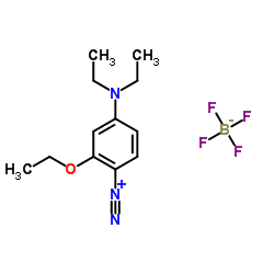 4-(Diethylamino)-2-ethoxybenzenediazonium Tetrafluoroborate Structure