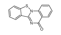 5H-[1,2]Benzisothiazolo[2,3-a]quinazolin-5-one Structure