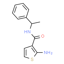 2-AMINO-N-(1-PHENYLETHYL)THIOPHENE-3-CARBOXAMIDE picture