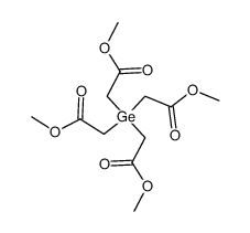 Tetrakis-methoxycarbonylmethyl-german Structure