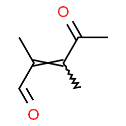 2-Pentenal, 2,3-dimethyl-4-oxo- (9CI) structure