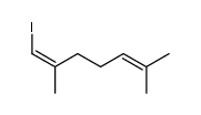 (Z)-1-iodo-2,6-dimethyl-1,5-heptadiene Structure