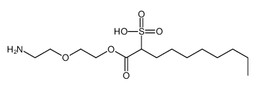 1-[2-(2-aminoethoxy)ethoxy]-1-oxodecane-2-sulfonic acid Structure