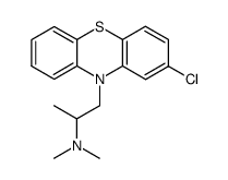 2-Chloro-α,N,N-trimethyl-10H-phenothiazine-10-ethanamine结构式