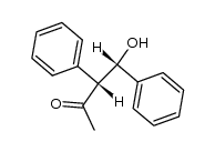 (3R,4S)-3,4-diphenyl-4-hydroxy-2-butanone Structure