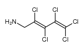 1.1.2.3.4.-Pentachlor-5-amino-pentadien-(1.3) Structure