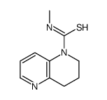 N-methyl-3,4-dihydro-2H-1,5-naphthyridine-1-carbothioamide结构式