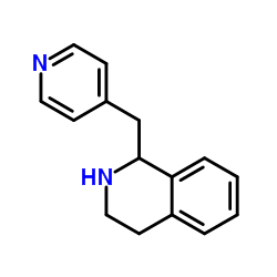 1-(4-PYRIDYLMETHYL)-1,2,3,4-TETRAHYDROISOQUINOLINE structure