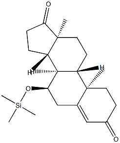 7α-(Trimethylsiloxy)androst-4-ene-3,17-dione结构式