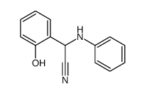 Anilino(2-hydroxyphenyl)acetonitrile Structure