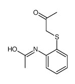 N-[2-(2-oxopropylsulfanyl)phenyl]acetamide结构式