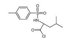 (2S)-4-methyl-2-[(4-methylphenyl)sulfonylamino]pentanoyl chloride结构式