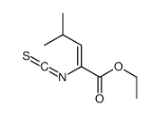 ethyl 2-isothiocyanato-4-methylpent-2-enoate Structure